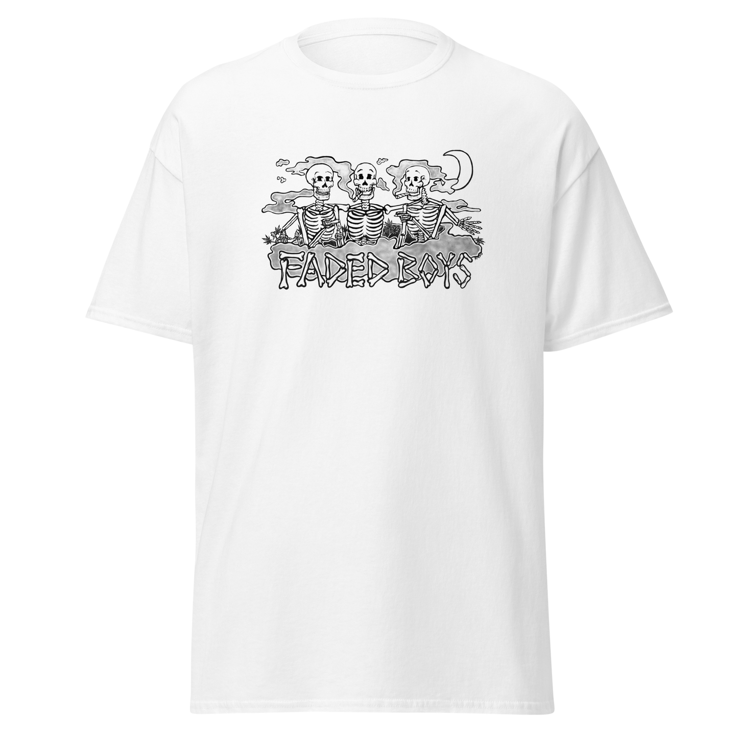 Fadedboys Short Sleeve Skeleton Tee